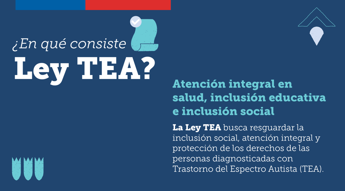 VoceriaTarapaca's tweet photo. #LeyTEA La nueva ley que establece la promoción de la inclusión, la atención integral y la protección de los derechos de las personas con trastorno del espectro autista (TEA) en los ámbitos social, de salud y de educación. #iquique #altohospicio https://t.co/wIt6NChd8n