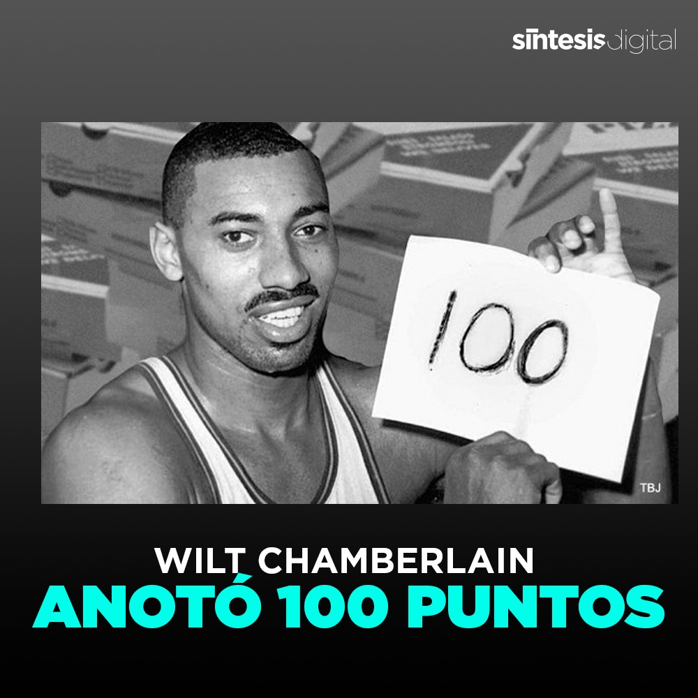 Entérate 🏀 Un día como hoy pero el 2 de marzo de 1962, hace exactamente 61 años, Wilt