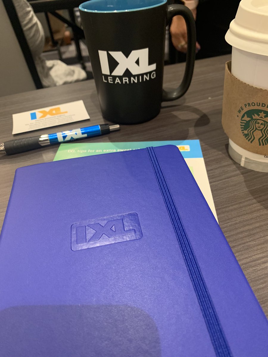 I’m excited to learn at #IXLlive today!