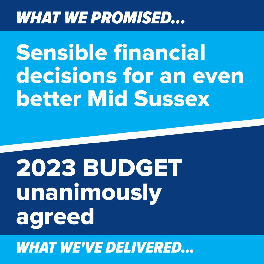 Balancing a budget is not easy, but we have put residents first to secure a Council budget that allows us to deliver ambitious plans to make Mid Sussex an even better place to live. 

But, don't take our word for it! Lib Dem, Green &amp; Ind. Councillors all endorsed our plans.