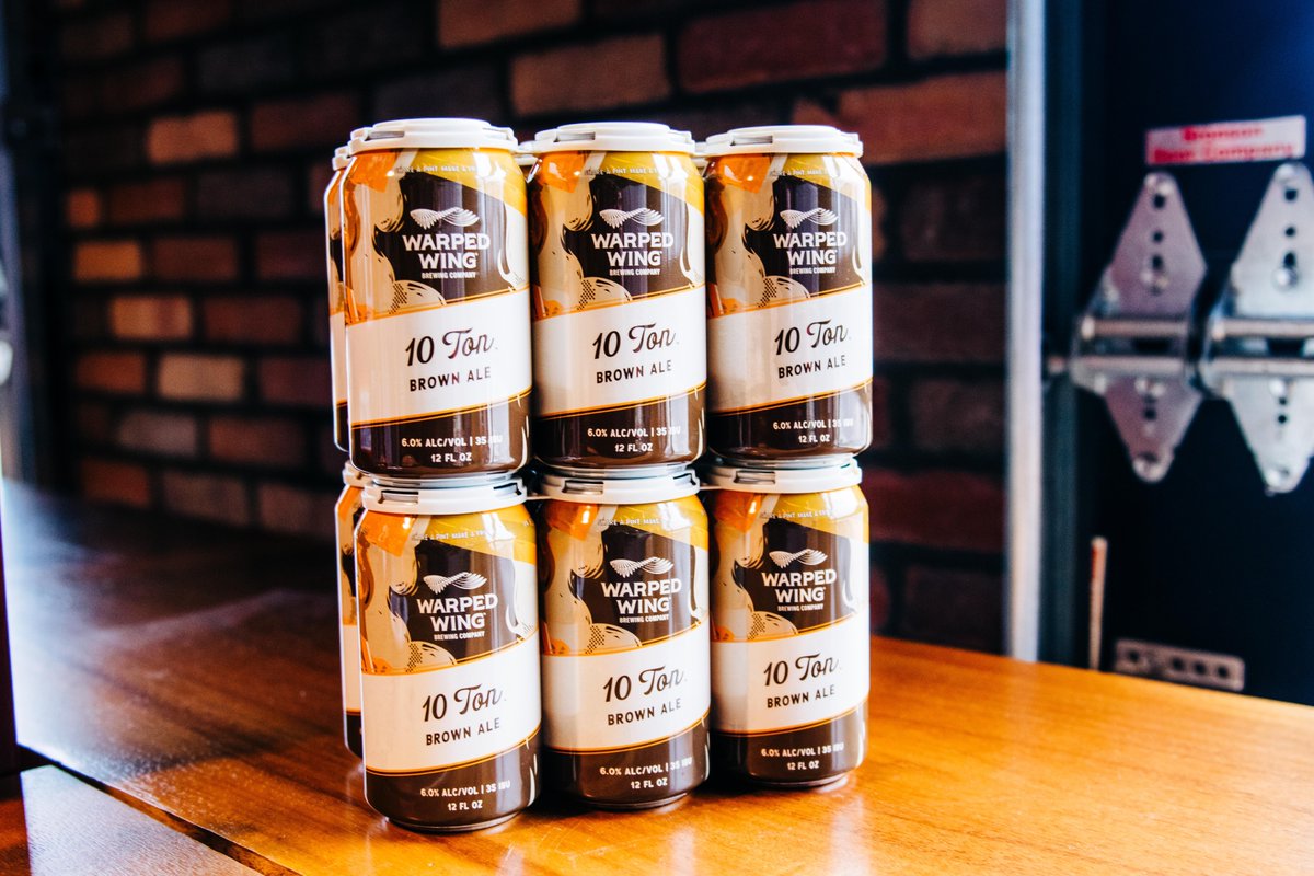 warpedwingmason's tweet photo. JUST LANDED!

#10Ton #BrownAle just hit our taps &amp; #beer coolers... snag a #pint or 6pk now while supplies last 🍻

https://t.co/H1HWyb3l7H

#warpedwing #warpedwingmason #masonohio #cincinnati #cincinnatiohio #ohio #ohiobeer #ohiocrafrbeer #ohiobeers #craftcans #cheers https://t.co/ZJdhvz3S2o