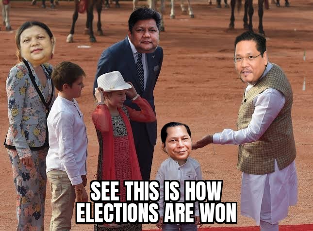 Monta didi ki party Meghalaya election me 😂😂
@SangmaConrad 
#NPP2023 #MeghalayaElections2023 
#electionresults2023