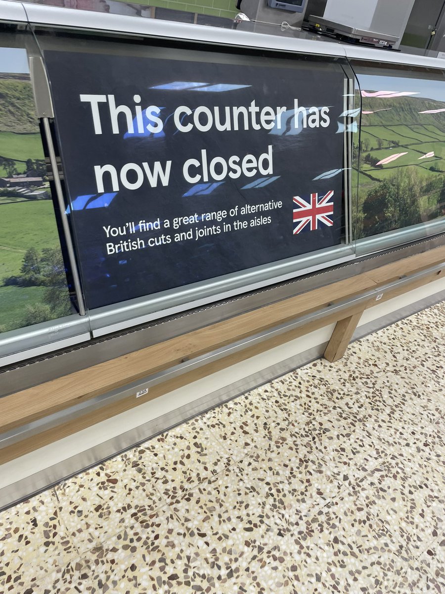 KevinChurch12's tweet photo. @Tesco you have closed your butcher’s, fishmongers and deli counters yet opened a Yo Sushi to go counter. Am I out of touch with what people need? Had to go to @AldiUK for salmon fillets…your loss. https://t.co/tGhCKqey6m