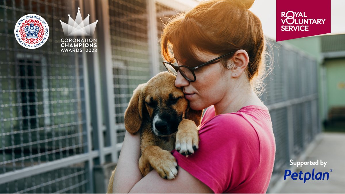 We’re proud to be supporting the Animal Welfare category in the #CoronationChampionsAwards, designed to recognise and reward volunteers who have given their time to help others in their community 💙 #animalwelfarevolunteers Nominate here 👉 bit.ly/3Kv3Y1x