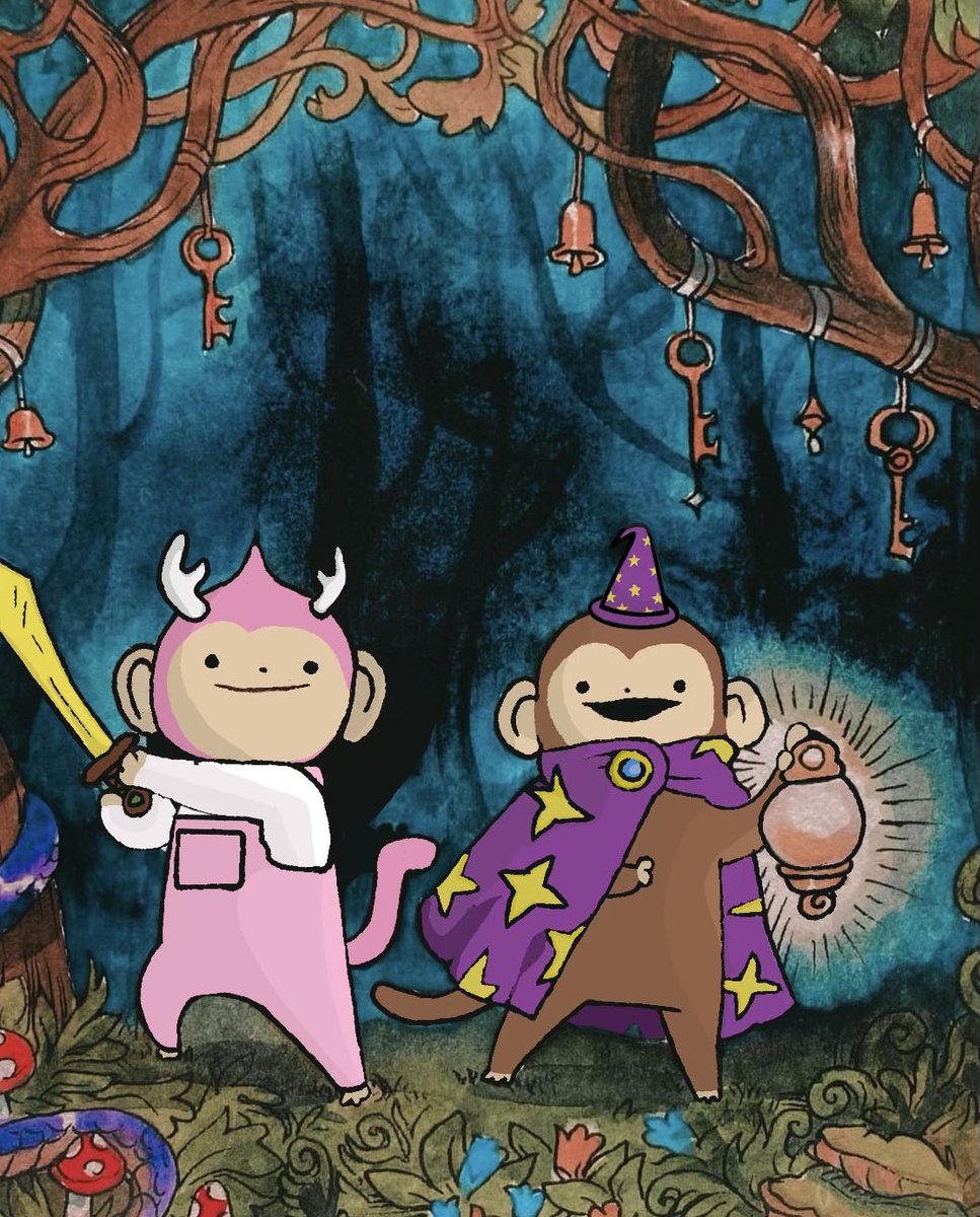 There’s a rumor in the jungle, a Mystical Wizard exists within the banana trees hidden. 

The legend says he can turn bananas gold, or even the trees themselves! 
 
Join us on Discord in our journey to discover new possibilities and get updates within the jungle!

Link in Bio!