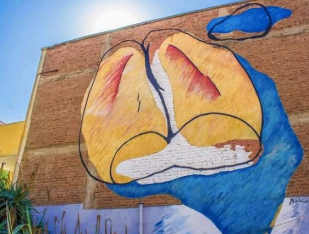 r_j4r4's tweet photo. @RocknRollantn Este mural lo pintó el gran #JoseBalmes en Valparaíso y se llama Batido. https://t.co/XClV7YgGWa