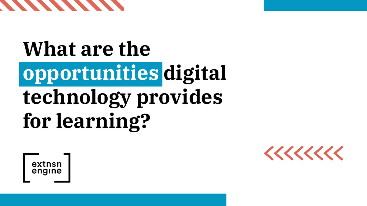 ExtensionEngine's tweet image. Not only does #digitaltechnology make learning more convenient, but it also allows us to explore subjects that may not have been taught in a traditional #classroomsetting.  

Embrace the power of #digitaltechnology and see where your #learning journey can take you.