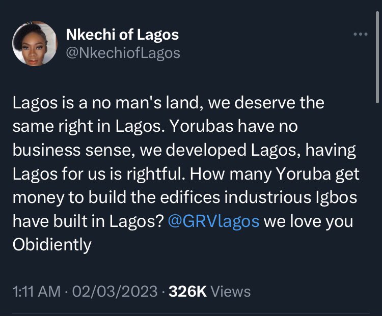 Obidients, Agbado is behind this account.

Unfollow &amp; Report the Corn, massively.