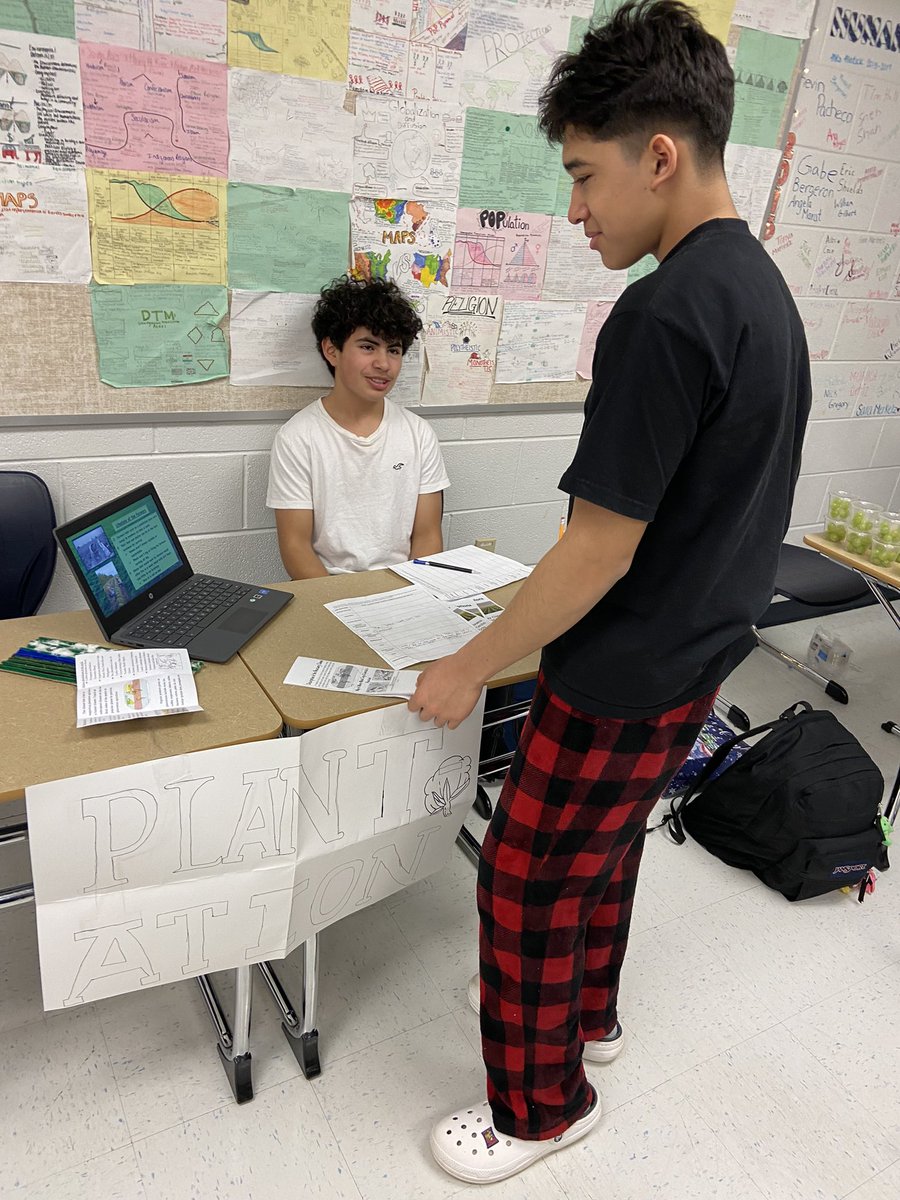 MrDelarmente's tweet photo. One of my favorite days in AP HUG are their Agricultural Job Fair Projects where groups present on different types of Agriculture around the world and try to sell their practice as a career. https://t.co/U3XRp7XYiy