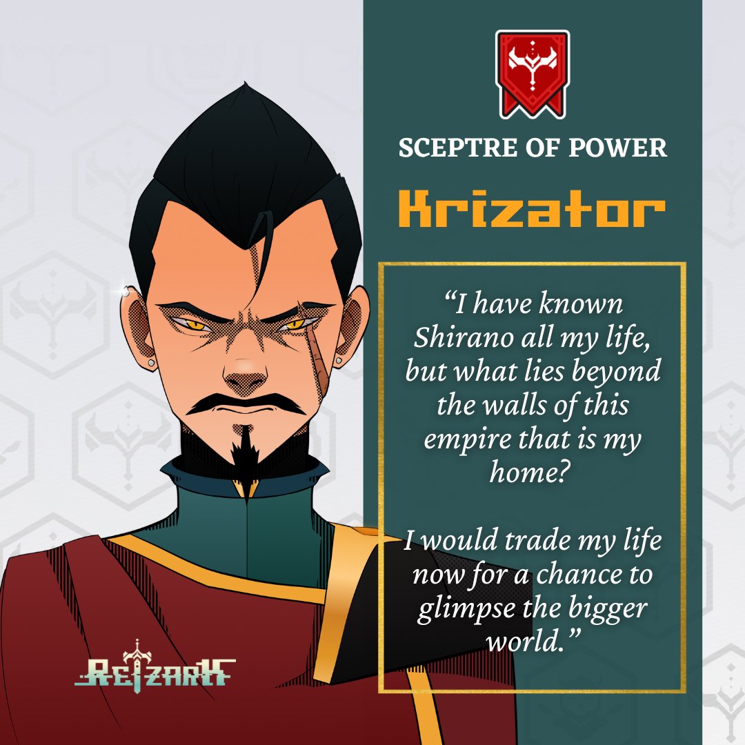 RetzarkGame's tweet photo. 📢 Meet Krizator, the 19-year-old Prince of Shirano and a prodigious martial artist. 🔥

He dreams of becoming an adventurer and exploring the wider world. Will he succeed in pursuing his ambitions? 

Stay tuned to find out. 

🌐 https://t.co/IbW1NuKCdx 

#Retzark #Battlegame https://t.co/uR10YX4z3U