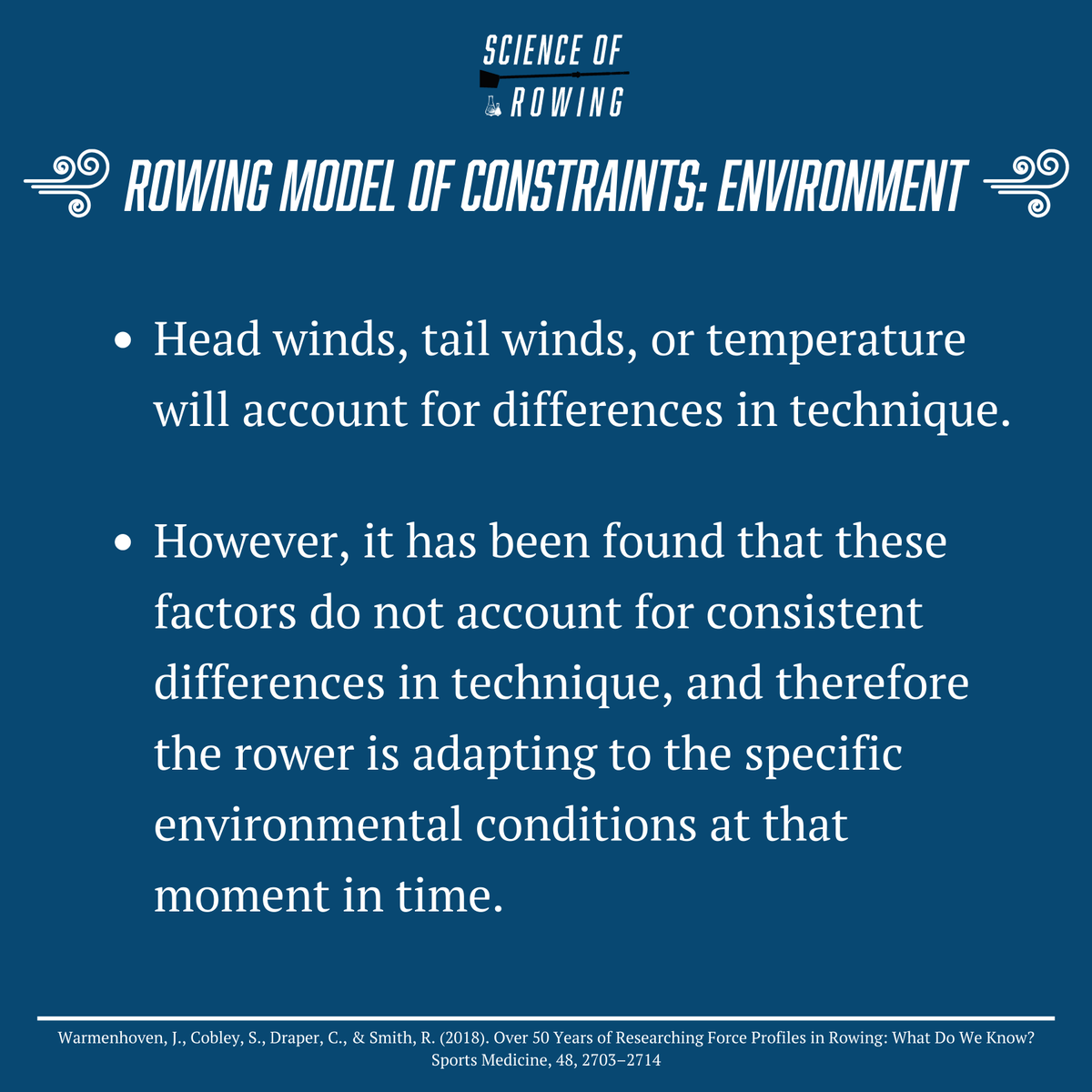 ScienceofRowing's tweet photo. Today's series of infographics focuses on physical characteristics of rowers, environmental factors, race tactics and technical factors that affect force time curve characterisitcs. #weather #rowing #strokerate #power #2k https://t.co/LBLwSB1Ss3