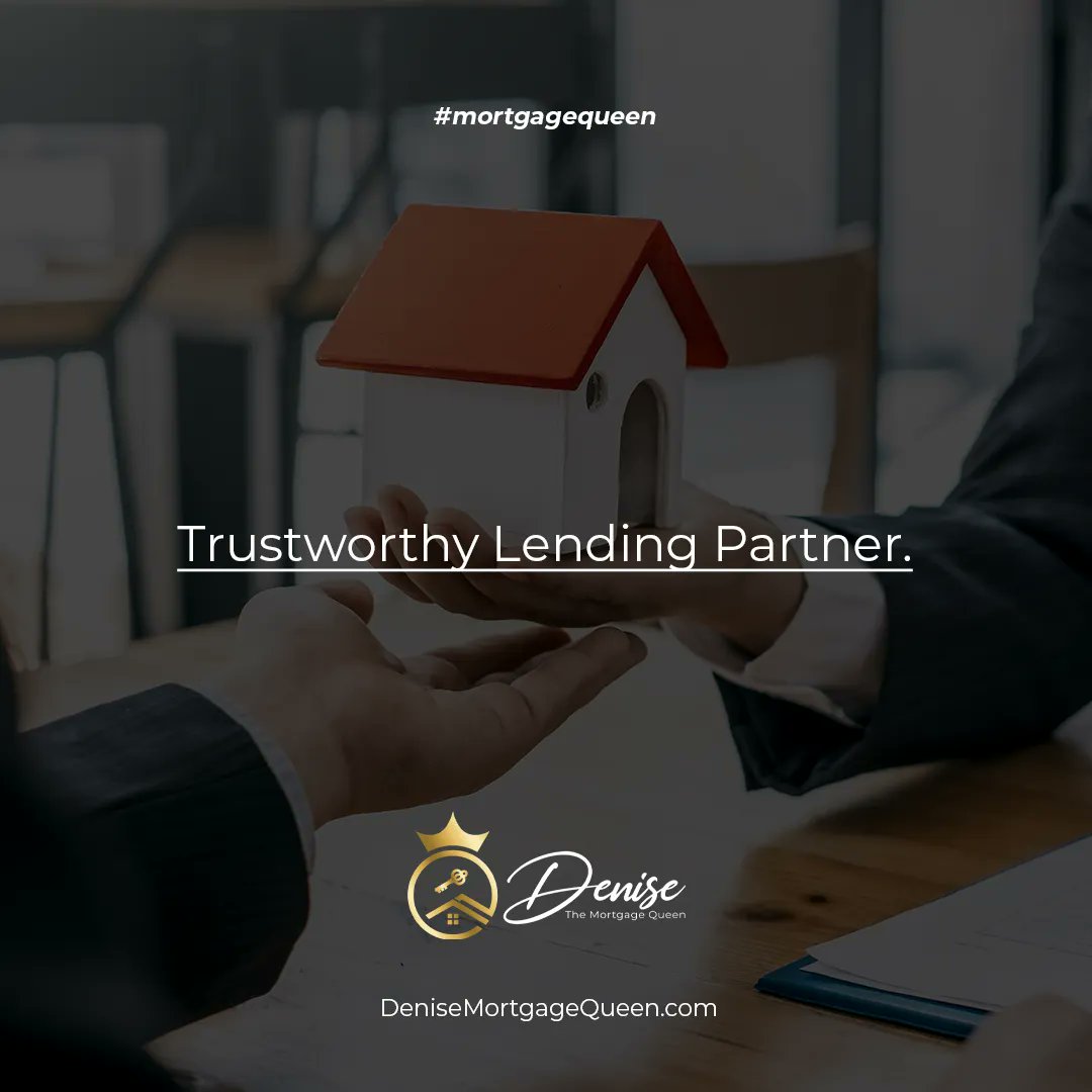 denise_mortgage's tweet image. I can simplify the mortgage process and find the right loanfor you! 
Contact me today #SimplifiedProcess #HomeBuying