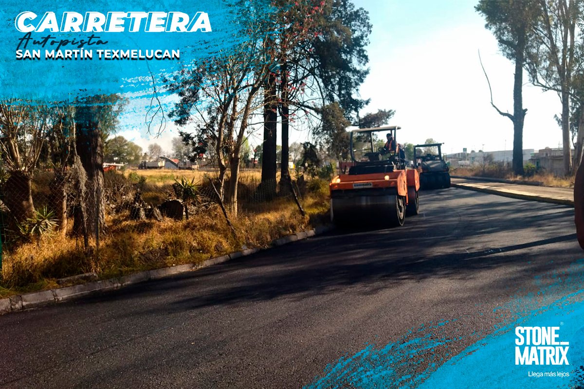StoneMatrixMx's tweet photo. Trabajos de fresado y pavimentación en el entronque de la Autopista San Martín Texmelucan. #StoneMatrix  #LlegaMasLejos #SumandoKilometros https://t.co/1fC15EXbJ9