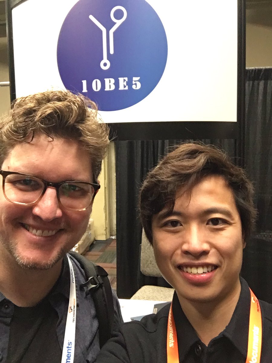 We are at the ABA Tech Show in Chicago. Here’s a photo of our co-founder @JohnKwan_Tech with our great friend <a href="/christianllang/">Christian Lang</a>, who very kindly voted for us.

Come and say hi if you are around - we are at the Startup Valley.