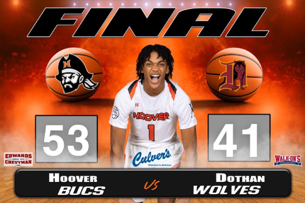 HooverBucsBBall's tweet photo. Your Hoover Bucs are headed to the State Championship! #BUCSBball https://t.co/SgUZJZV2N8