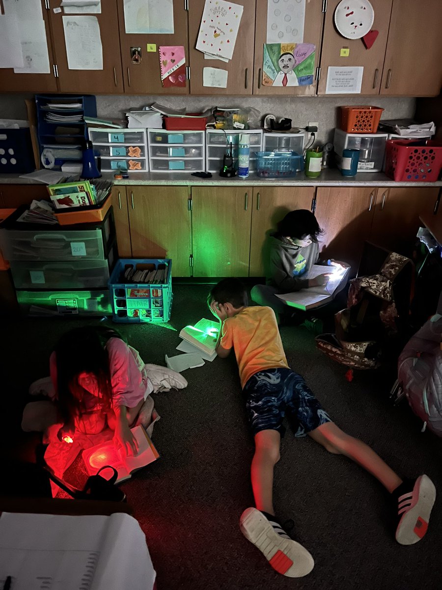 Flashlight Reading for a rainy morning! #ReadAcrossAmerica #JPEpride