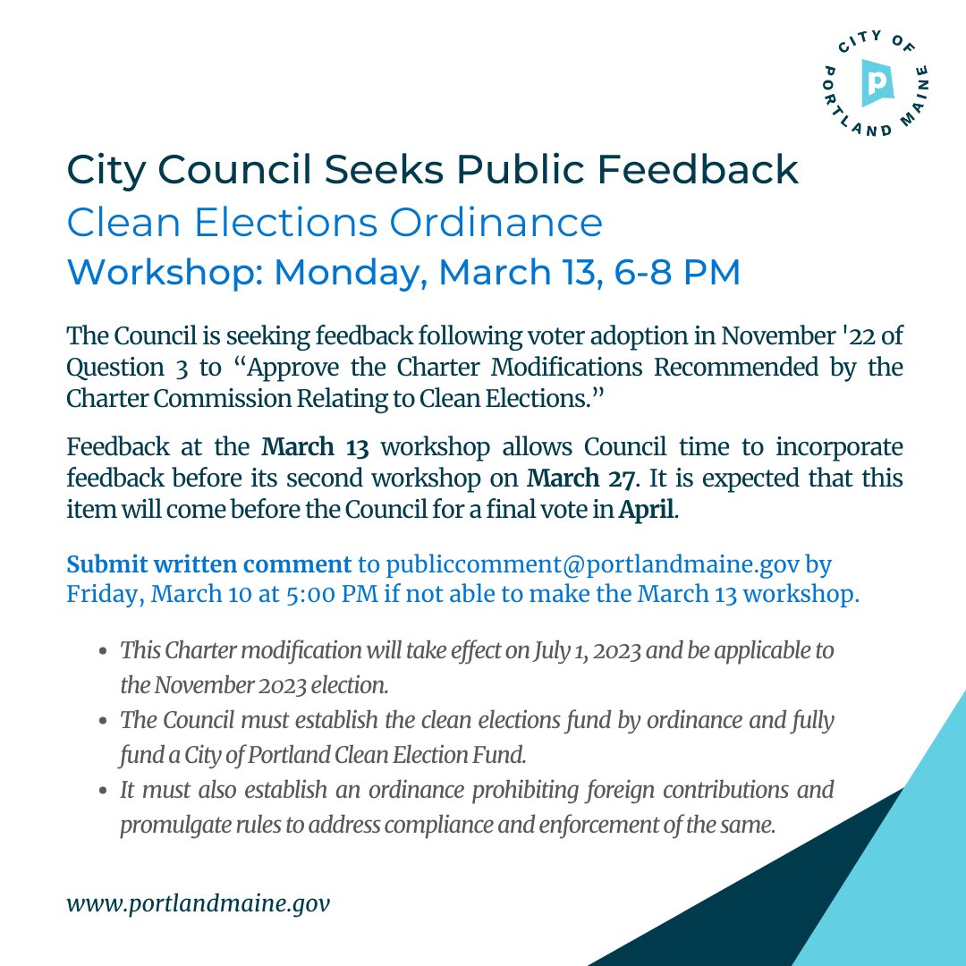 City of Portland, Maine on Twitter "PortlandMaine City Council will