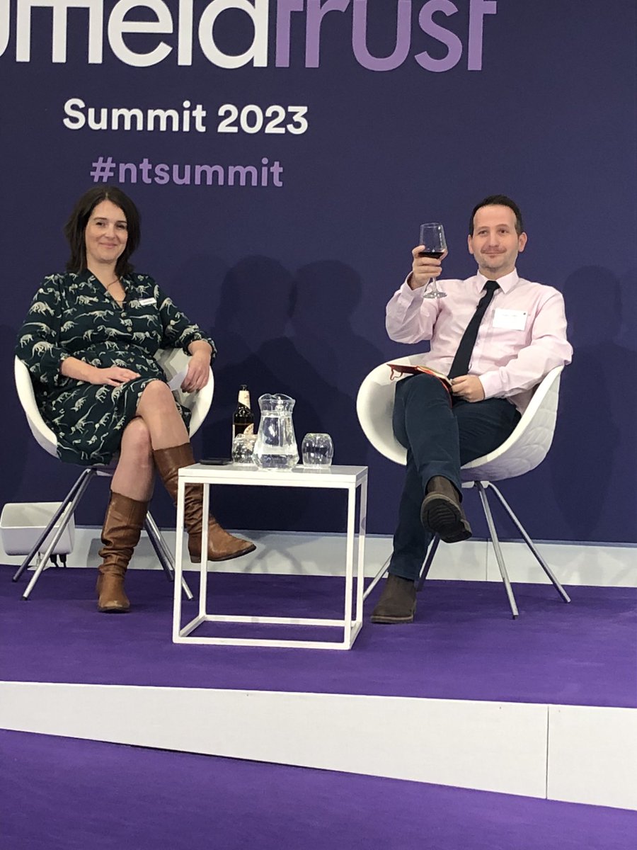 M’colleague @leonoramerry about to grill @ShaunLintern …. #ntsummit