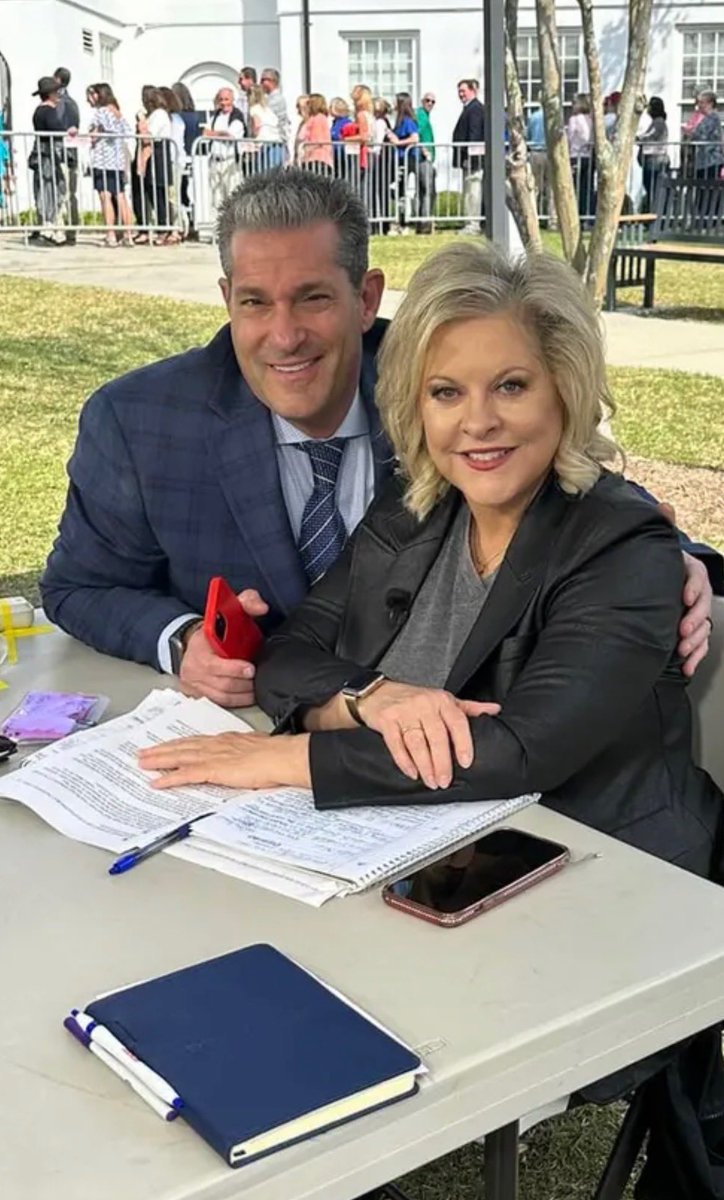 TheEricBland's tweet photo. Here is a pretty good photo of Nancy Grace. She is not as fiery off the air as she is on the air. She was gracious with all fans that came up to her and asked her for photos, autographs or talk to her. She told one person who is a paralegal that she should go to law school you learn a lot about people when you’re actually meet them. EB