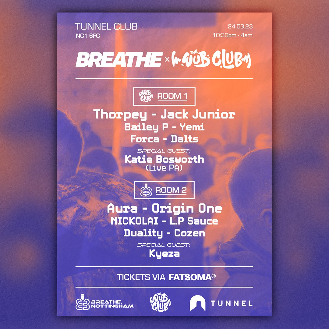 The Wub Club (@wubclubofficial) on Twitter photo Nottingham Debut this Month ππ
<a href="/An_Its_Thorpey/">Thorpey</a>
<a href="/JackJuniorMusic/">Jack Junior</a>
<a href="/BAILEYP_UK/">BAILEY P</a>
<a href="/yemi_ukg/">Yemi</a>
<a href="/ForcaUK/">Forca</a>
<a href="/_katiebosworth/">Katie Bosworth</a>
Tickets: fatsoma.com/e/7itrj2jr/breβ¦ Nottingham Debut this Month ππ
<a href="/An_Its_Thorpey/">Thorpey</a>
<a href="/JackJuniorMusic/">Jack Junior</a>
<a href="/BAILEYP_UK/">BAILEY P</a>
<a href="/yemi_ukg/">Yemi</a>
<a href="/ForcaUK/">Forca</a>
<a href="/_katiebosworth/">Katie Bosworth</a>
Tickets: fatsoma.com/e/7itrj2jr/breβ¦