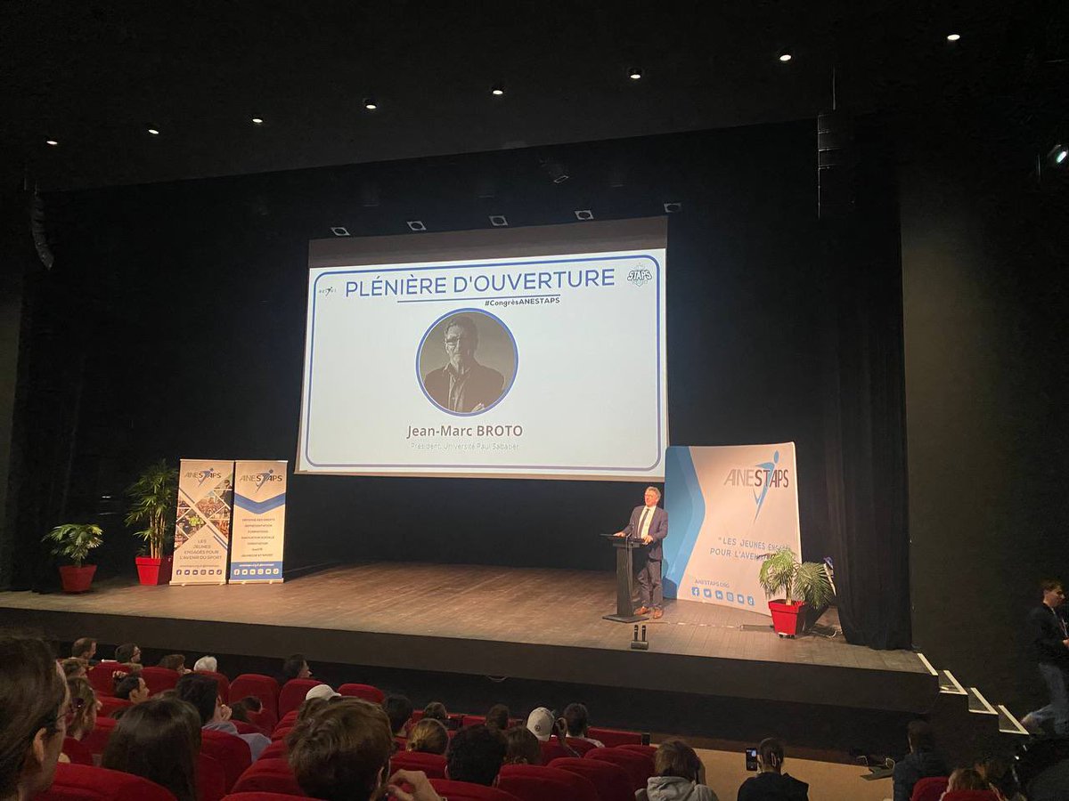 Thomas_Chapotat's tweet image. #CongrèsANESTAPS | 

Présent à la plénière d’ouverture du 48 ème congrès de l’@ANESTAPS ! 

Bravo à l’@STAPSTOULOUSAIN pour l’accueil et l’organisation de ce congrès 🏆