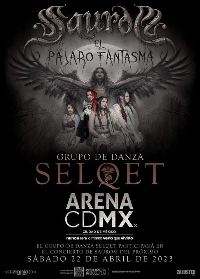 SauromOficial's tweet photo. ✨️El fantástico grupo de danza Selqet estará con nosotros en la presentación en la @ArenaCdMexico el próximo sábado 22 de abril✨️
🔔Consigue tus boletos en: https://t.co/JrsQ2oTDDF
#zignialive #Diza #Saurom #ArenaCDMX #selqet https://t.co/fs08lB2C8Y