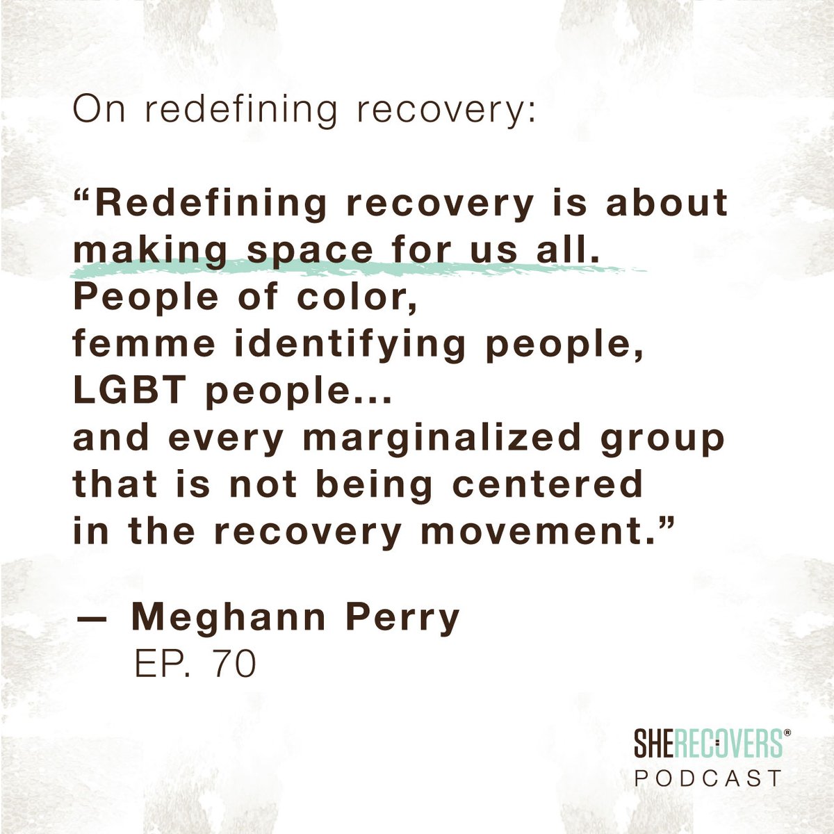 SHE RECOVERS ® Foundation tweet media