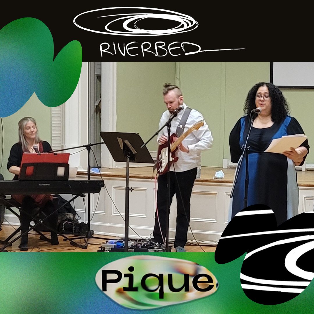Riverbed x Pique is this Saturday featuring <a href="/battleaxenat/">natalie hanna</a>, Jennifer Pederson &amp; @liamjmburke performing #music &amp; #poetry from hanna’s lisan al'asfour. This is one of our favourite #Ottawea festivals, come see &amp; hear why! Tix are PWYC, $20-$40: eventbrite.ca/e/pique-spring…
<a href="/debaserlives/">Debaser</a>