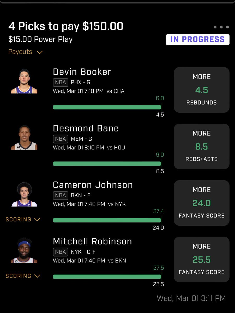 Wicky_Mickz's tweet image. Another day another dollar, my cord members ate for free, Why pay monthly when you can Get these slips for free? join the cord Now. link in bio!!! #prizepicknba #prizepicks #GamblingTwitter #sportsbettingtwitter