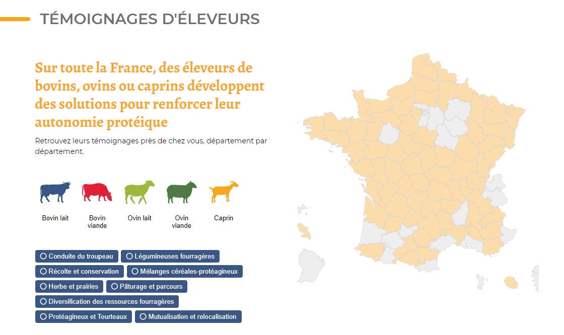 CapProteines's tweet photo. [3/9]]
Des conseillers des réseaux @ChambagriFrance, @Eliance_Elevage, @ReseauCivam, @ITABinstitut ou #BTPL ont recueilli les données techniques, économiques, environnementales et d’autonomie protéique et ont rédigé des fiches synthétiques à retrouver sur https://t.co/4mA0a5NpGM https://t.co/TInYdmwPOi