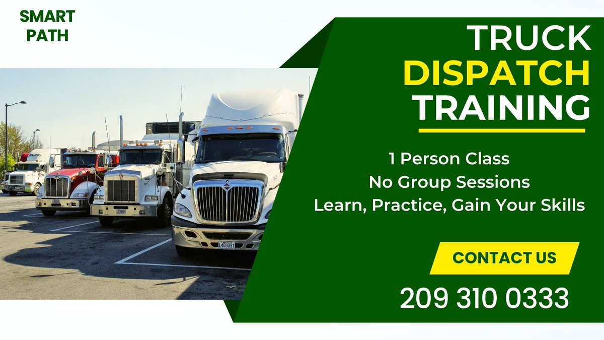 Join Our 10-12 Days Classes & Become Professional Dispatcher.
Contact Us Today - 209 310 0333 !!

#dispatch #usatruck #truckdispatch #truckdispatching #usaonlinecourse