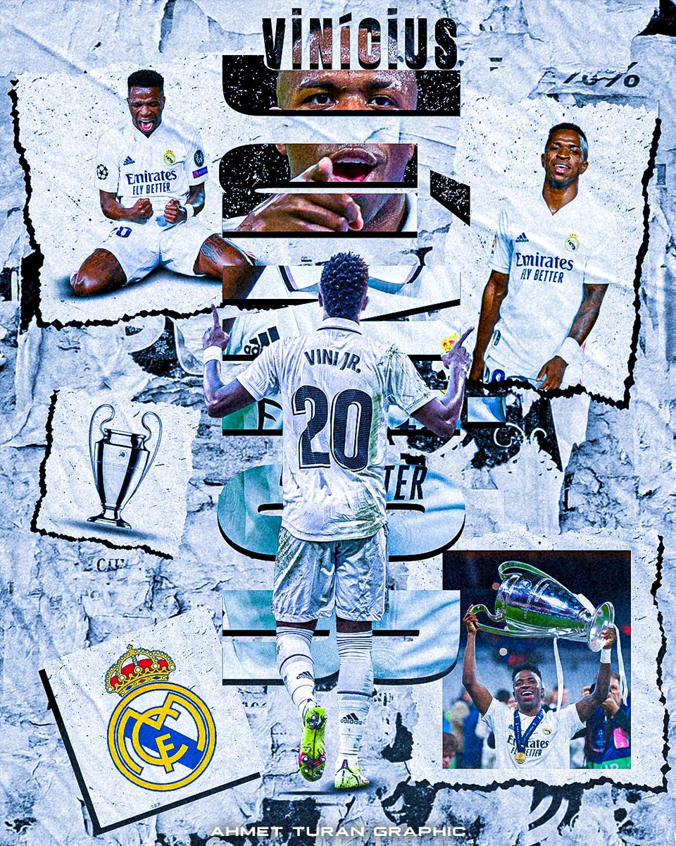 AhmetGraphic's tweet photo. Vinícius Júnior
@vinijr 🤙🏻

#realmadrid #vinijr #graphicdesign #footballedits #machdesign #championsleague #designer https://t.co/662SdqbAj0