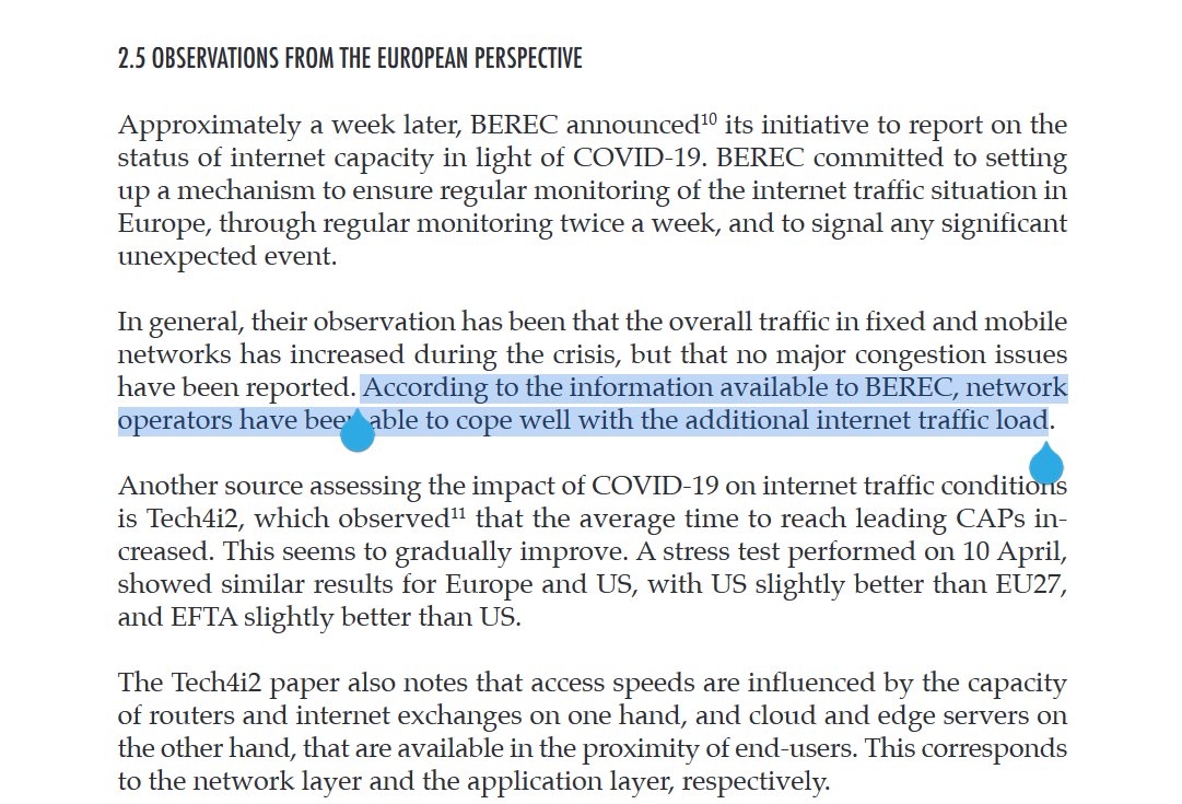 1lucabelli's tweet photo. Absolutely right @kkomaitis!
The chapter on Europe in our @IntGovForum 2020 report on “The value of #InternetOpenness in Times of Crisis” highlights that data collected by @BERECeuropaeu prove that traffic increased but operators were able to cope 👇👇https://t.co/4YoxyDpNkj https://t.co/o1WxRBqyPu
