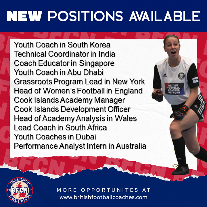 Britcoachesnet's tweet photo. New jobs added!
View jobs here: https://t.co/E4CjUrotLt
Get BFCN Membership here: https://t.co/BdEH1VpLI6
You can access these and more for £4.42 monthly.
#FootballCoachingJobs #CoachingJobs #CoachAbroad #CoachFootballAbroad #JobsInFootball #FootballJobs #FootballCoaching #BFCN https://t.co/U9ocLV9L0R