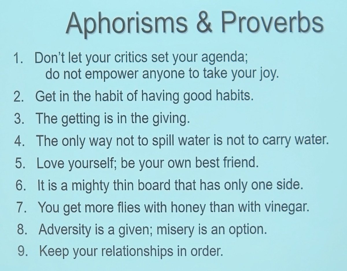 Wise and familiar words from Dr. John Tarpley. <a href="/McGovernMed/">McGovern Med School</a> <a href="/maggietarpley/">maggie</a>