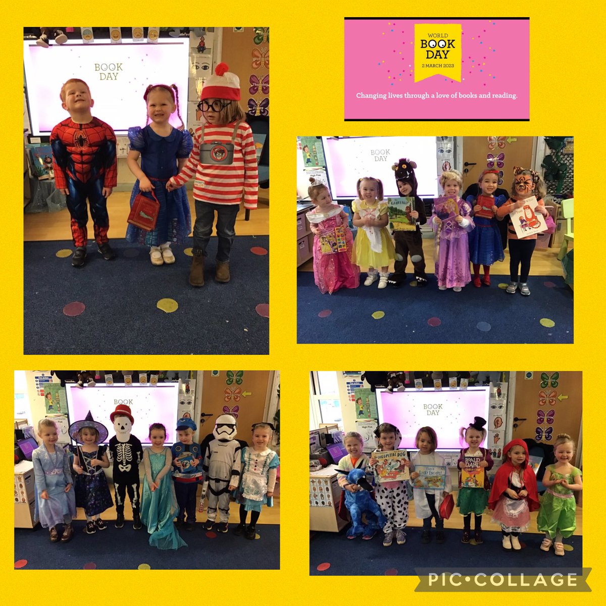 Nursery1TSP's tweet image. Look how amazing Nursery look in their costumes for @WorldBookDayUK . Wow!! 🤩📚 #TSPReading #Enjoy
