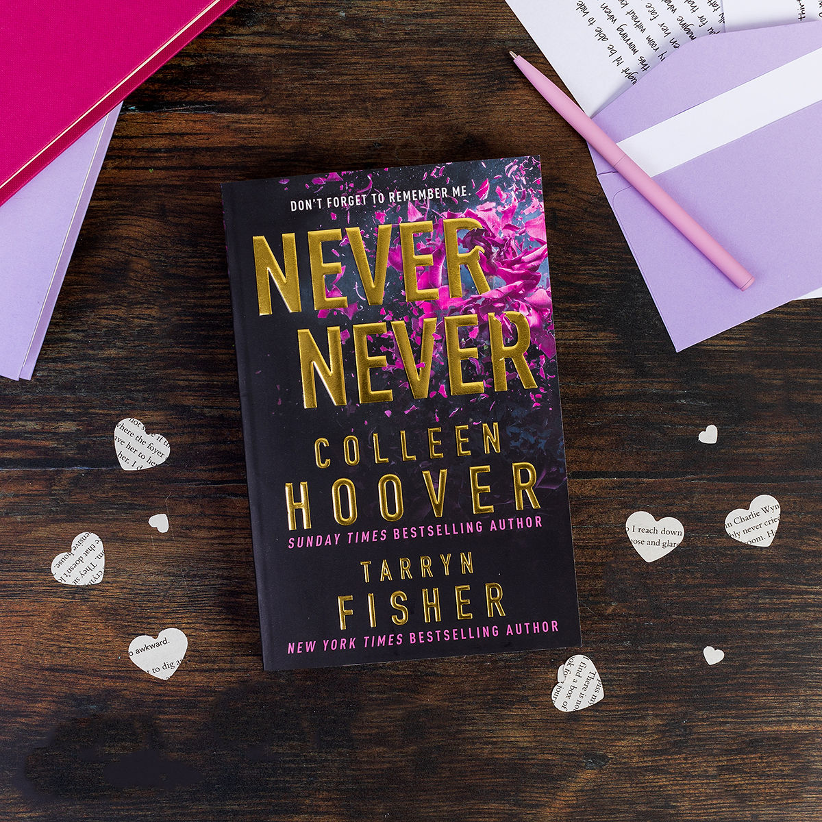HarperFiction's tweet image. Don't forget to remember me...

Exciting news from our friends at @HQStories. #NeverNever is the gripping romantic mystery from bestselling authors @colleenhoover and #TarrynFisher and is out now! ✨ 

Get your copy: amzn.to/41vcbZG