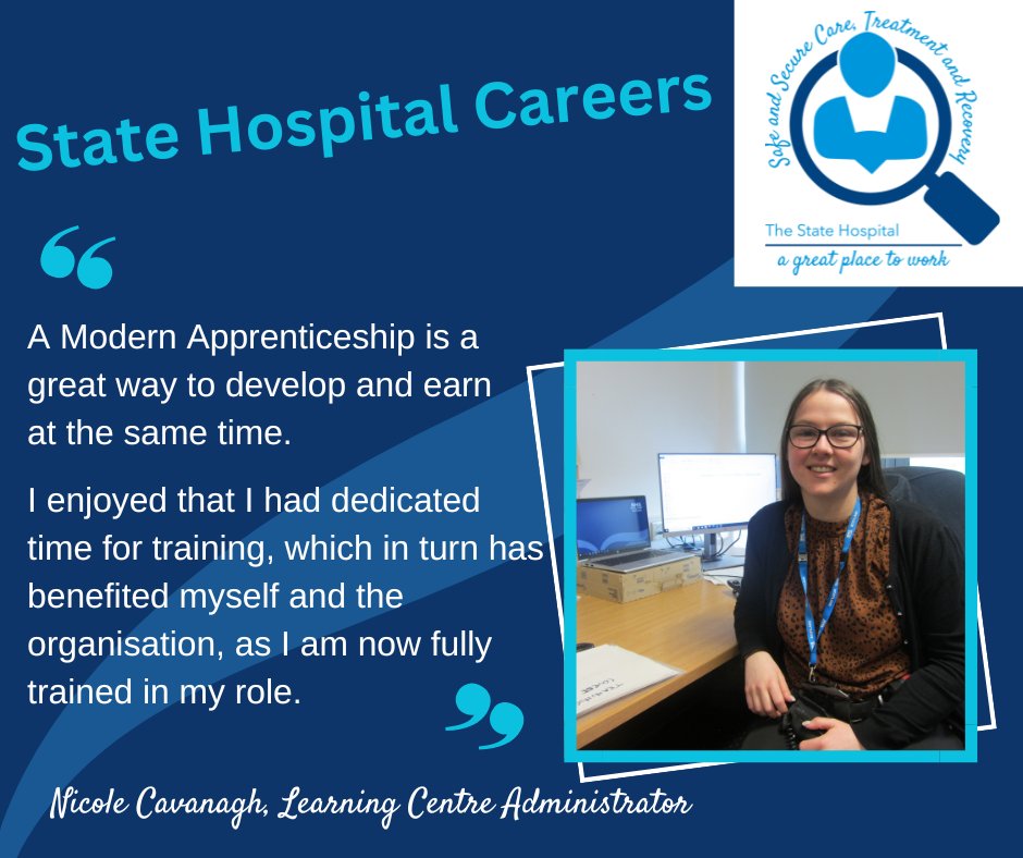 Earn while you learn with our 2-year #ModernApprenticeship programme. For more info: apply.jobs.scot.nhs.uk/Job/JobDetail?… #NHSJobs #NHSCareers