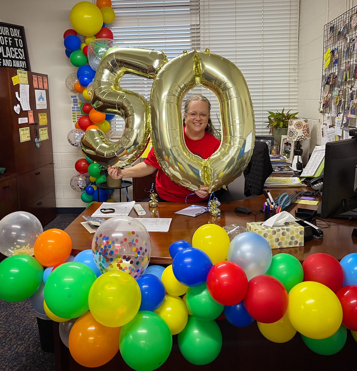 rhogrubb's tweet photo. 50 and FABULOUS!!! Join us in wishing Mrs. Chambers a happy, happy birthday!!! 🎉🎉🎉 @CrescentElement @AmieChambers14 https://t.co/lJIUhS2PBZ