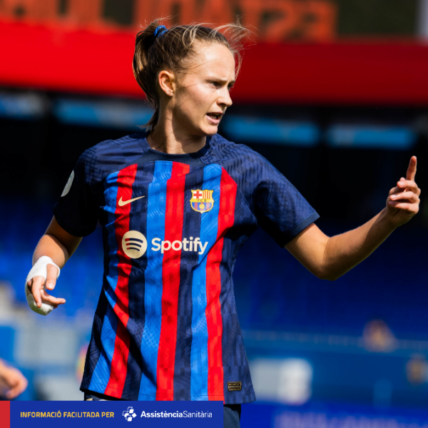 FCBfemeni's tweet photo. ✅ @CarolineGrahamH ha rebut l'alta mèdica

🔥 CGH is back! https://t.co/Y1lOaRVXEh