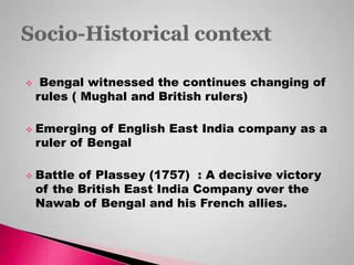 1882 ۾ هڪ بنگالي ناول ڇپجي ٿو ۽ پوري برصغير ۾ تحلڪو مچائي ٿو ڇڏي.
انگريزن جون وايون بتال ٿو ڪري ڇڏي.
هندن کي بغاوت تي قائل ٿو ڪري.
هندستاني قومپرستن کي قومي گيت ٿو ڏئي.
انتهاپسند مسلمانن ۾ وڳوڙ ٿو پيدا ڪري.
هڪ افسانو ايترو ڪجھ ٿو ڪري ۽ 21 صدي ۾ سنڌي ادب ۾ ڇا لکجي رهيو آهي؟