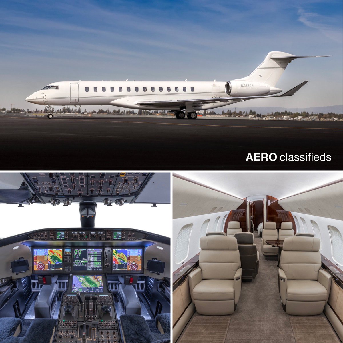 AeroClassifieds's tweet photo. JUST LISTED - Global 7500 SN 70006 by @iagjets  - Access the full specification here at https://t.co/4QoNSw1xeh

Record-Breaking Global 7500! The spacious 14 passenger interior has 4-Zones including a Double Club, 6-Place Conference Grouping (access spec to read more)

#aviation https://t.co/DR5A31ahzy