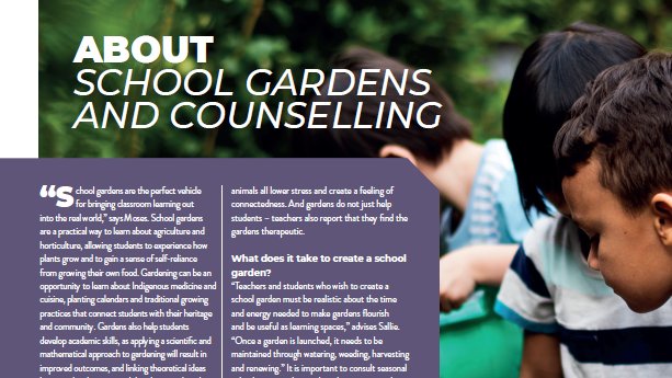 FUTURUMCareers's tweet photo. In our latest collection of #teacher #resources we explore the benefits of #school #gardens with Prof @MarstonSallie and Moses Thompson at @uarizona. Complete the #activities, watch the #animation and read the article in #Spanish: https://t.co/Bd2jLC5q20 https://t.co/L1VdwuBZUA