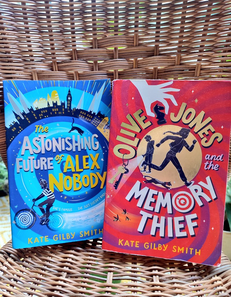 Happy #WorldBookDay! To celebrate I'm giving away a signed copy of The Astonishing Future of Alex Nobody and of Olive Jones and the Memory Thief to three winners ⌛ 🕵️. To enter, just retweet, follow and comment below by 6th March at 4pm GMT.  UK only #edutwitter #middlegrade