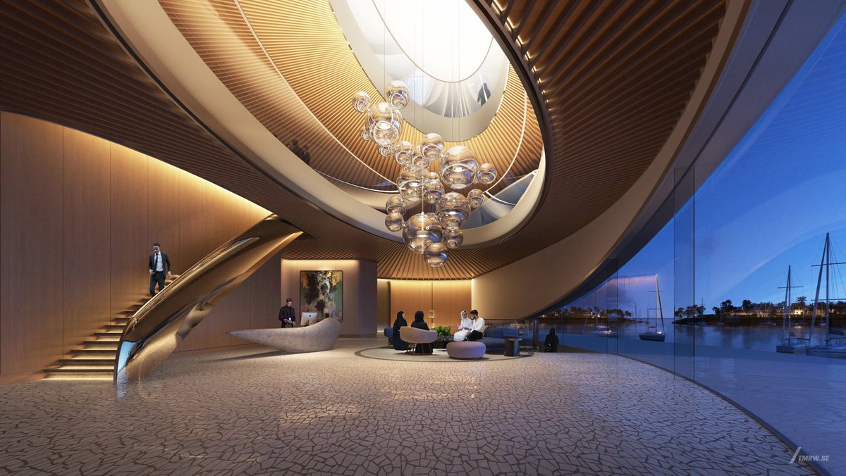 التصاميم الخاصة بنادي اليخوت في تريبل باي #امالا ،والتي تقع ضمن محمية الأمير محمد بن سلمان الطبيعية،...