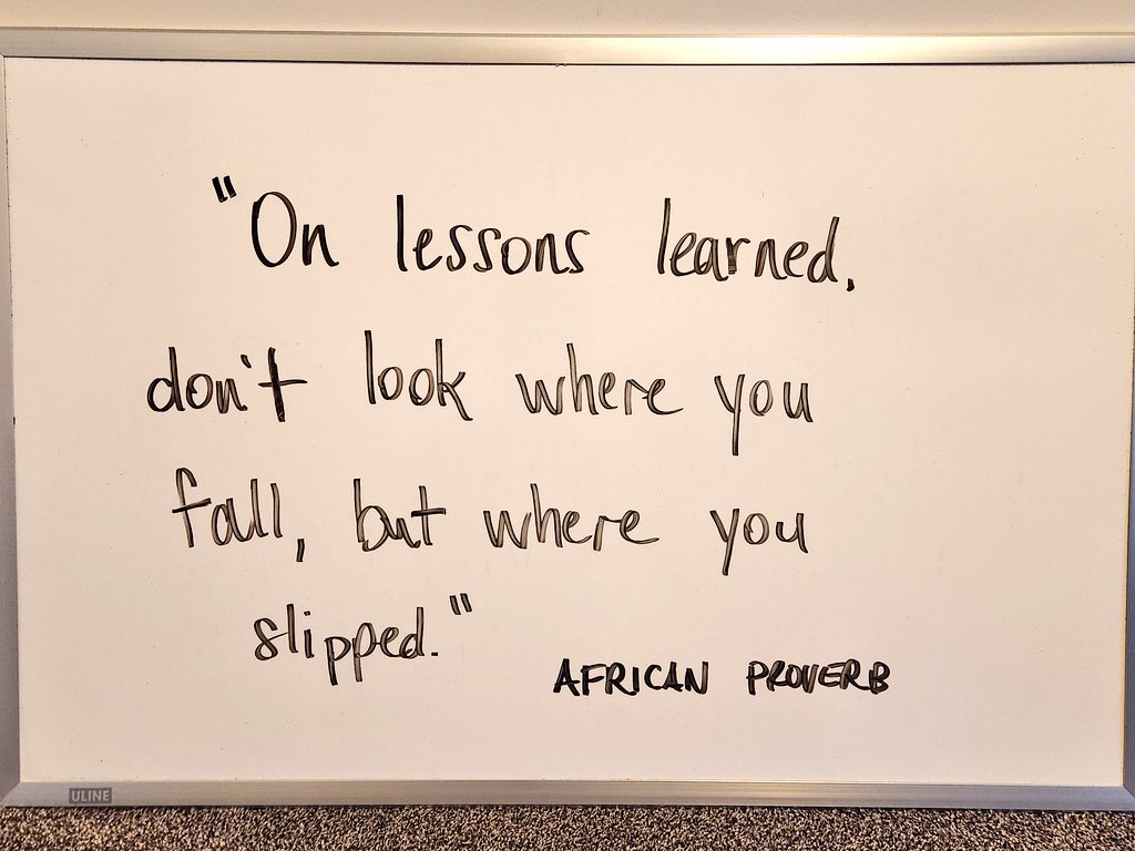 #qotd
#traceitback
#actionreaction
#pointofimpact 
#lessonsaregifts
#wentastray
#avoidtheblamegame
#letstalktransition 
@FCCagriculture