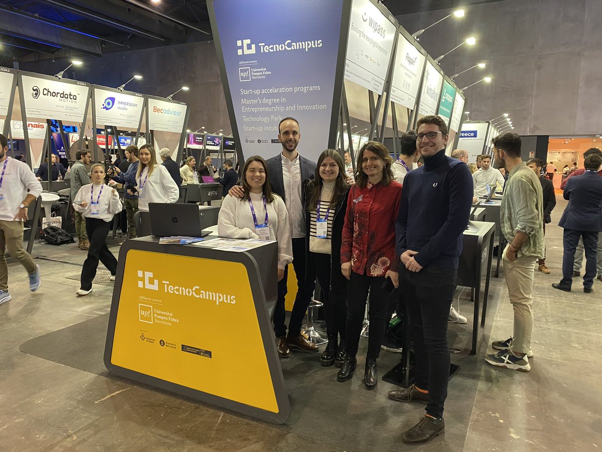 AreaEmpresa's tweet photo. 🙌🏻 Així ha sigut el #networking de les #startups de @TecnoCampus al #4YFN23 en el marc del #MWC2023 🚀
@BielGlasses, @CactusIot, #Cocopool, #Coresyshealth, #Eholo @flappin_co, #Winahost i @wipassofficial
@4YFN_MWC @MWCHub @MWCapital https://t.co/hU3lyP9V9K