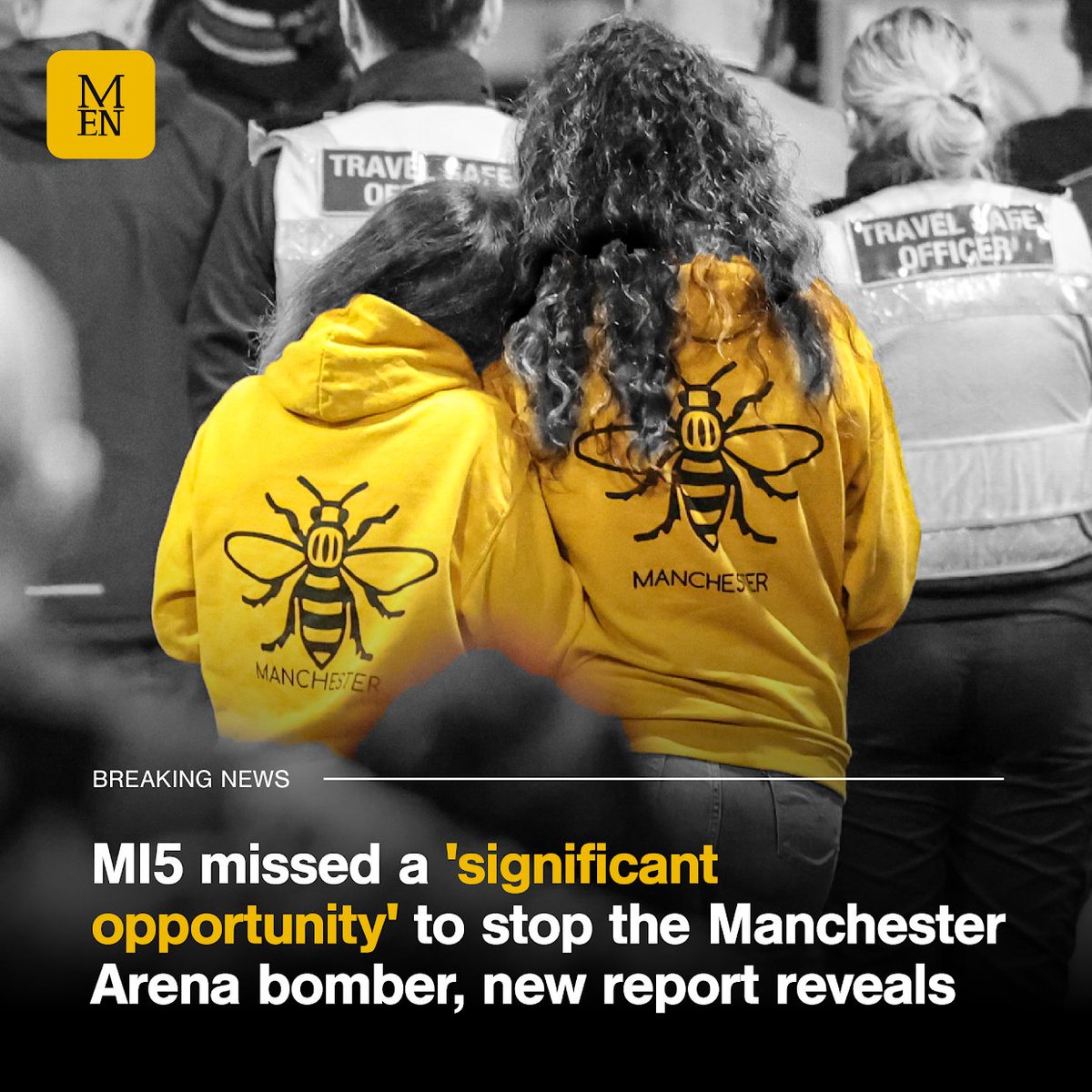 MENnewsdesk's tweet photo. MI5 missed a 'significant opportunity' to stop the Manchester Arena bomber, a new report has found
https://t.co/90hDCBRlGe https://t.co/hEd1QAusSB