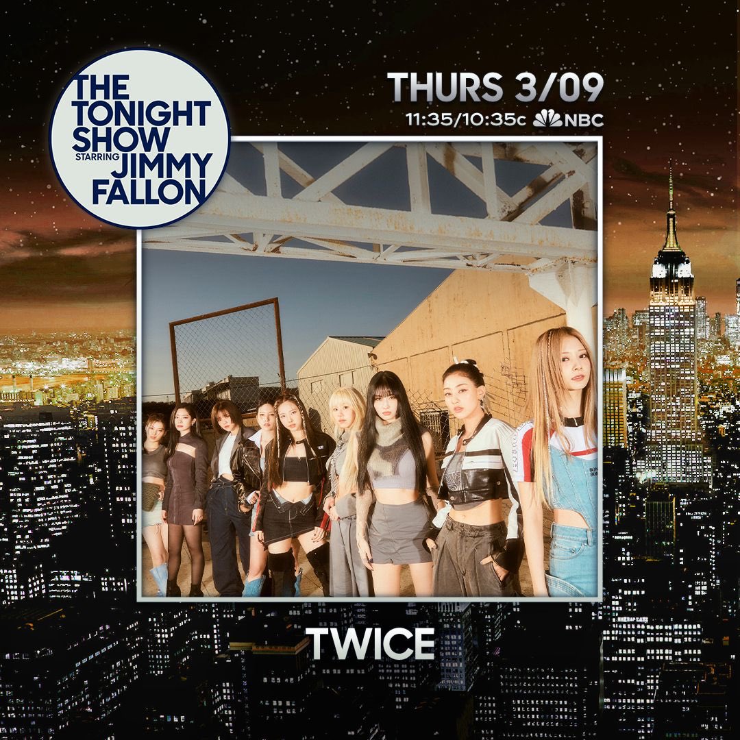 TWICE on Twitter "ONCE, guess who will be performing at The Tonight Show Starring Jimmy Fallon