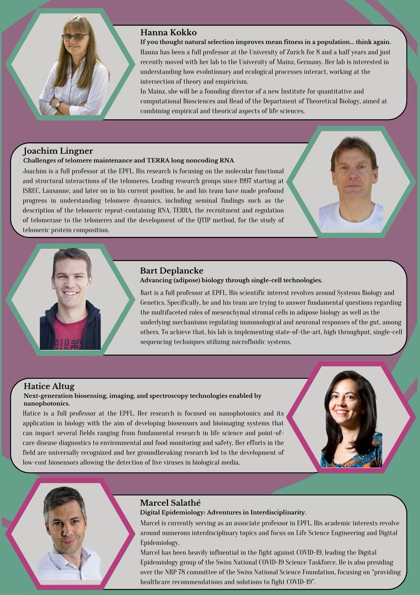 SciMed PhD Conference (@unigescimedphd) on Twitter photo Meet our confirmed speakers for the 3rd SciMed PhD Conference, the joint PhD retreat of <a href="/LifeSciencesPh1/">LifeSciencesPhD_UNIGE</a> 
@kokkonutter, Joachim Lingner, @BartDeplancke, <a href="/EPFL_altug_lab/">Hatice Altug</a>, and <a href="/marcelsalathe/">Marcel Salathé</a> will join us in Les Diablerets!
#SciMed2023
<a href="/UNIGEnews/">Université de Genève</a> <a href="/unige_en/">UNIGE_en</a> <a href="/sciences_UNIGE/">Faculty of Science | UNIGE</a> Meet our confirmed speakers for the 3rd SciMed PhD Conference, the joint PhD retreat of <a href="/LifeSciencesPh1/">LifeSciencesPhD_UNIGE</a> 
@kokkonutter, Joachim Lingner, @BartDeplancke, <a href="/EPFL_altug_lab/">Hatice Altug</a>, and <a href="/marcelsalathe/">Marcel Salathé</a> will join us in Les Diablerets!
#SciMed2023
<a href="/UNIGEnews/">Université de Genève</a> <a href="/unige_en/">UNIGE_en</a> <a href="/sciences_UNIGE/">Faculty of Science | UNIGE</a>